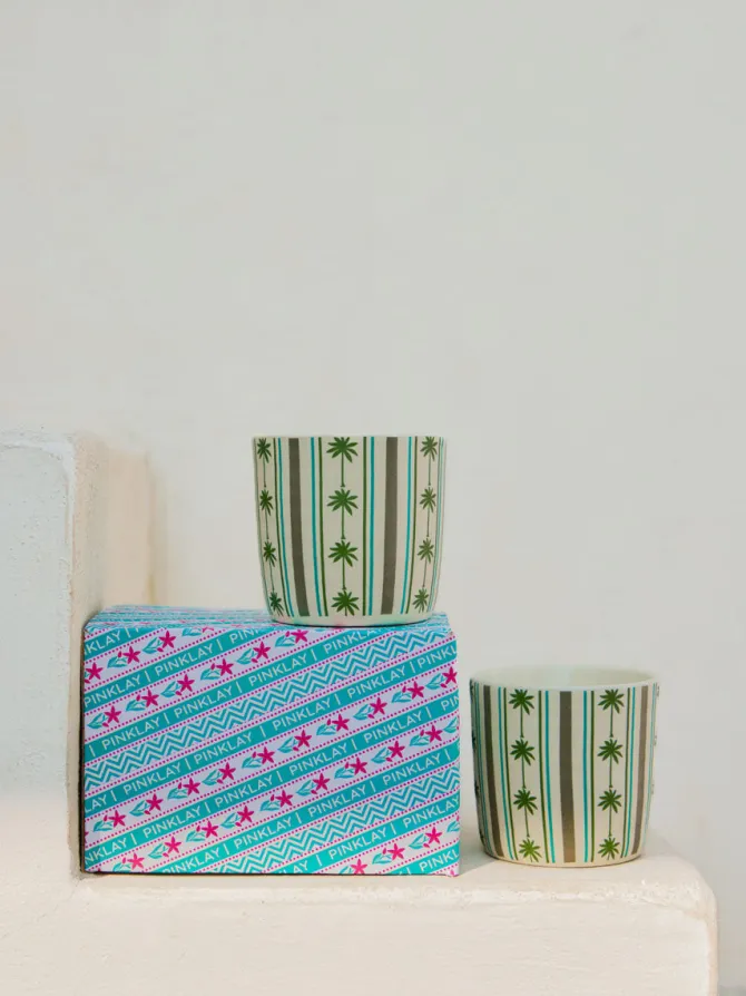 Set of 2 - Savannah Ceramic Kulhar