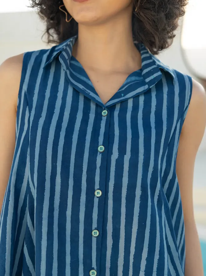 Set of 2 - Skye Sleeveless Asymmetrical Top and Pant
