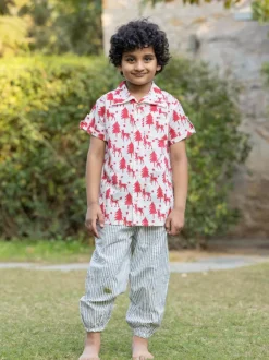 Set of 2 - The Grinch Shirt & Pant Set