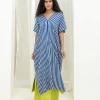 Set of 2 - Vedra Kaftan Dress & Palazzo Pants