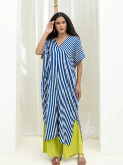 Set of 2 - Vedra Kaftan Dress & Palazzo Pants
