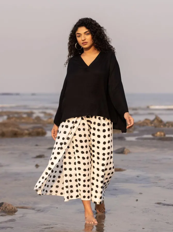 Set of 2 - Vogue Box Top and Wrap-Around Pants