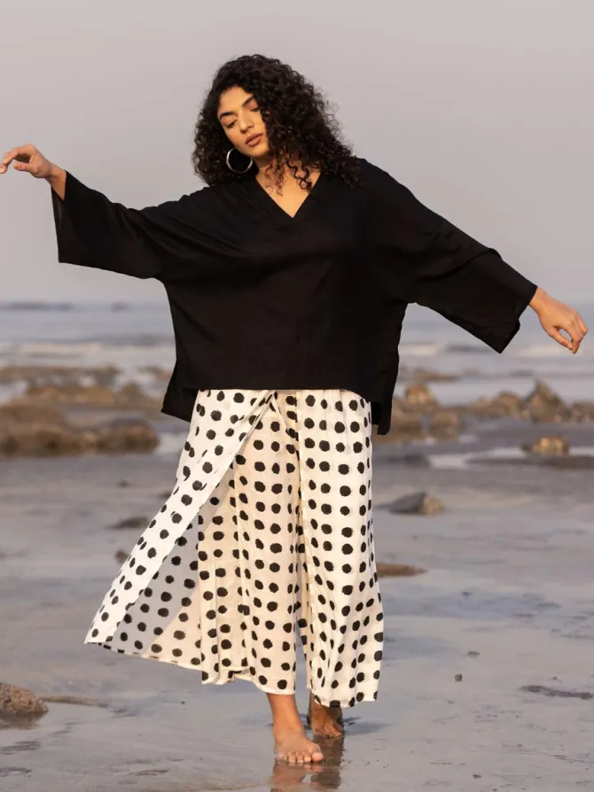 Set of 2 - Vogue Box Top and Wrap-Around Pants