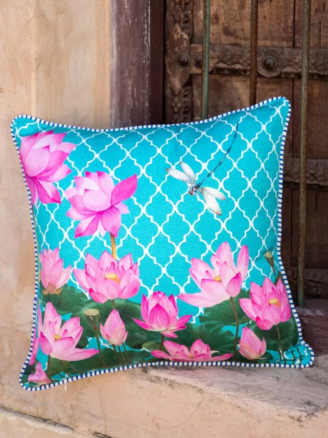 Set of 6 - Vrindavan Cushion Covers - 16 Inch
