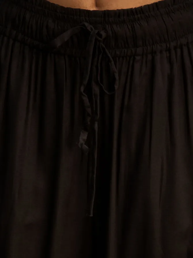 Shaam Black Palazzo Pants