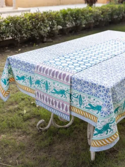 Shaurya Block Printed Cotton Table Runner