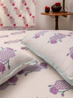 Shuchi Hand Block Printed Cotton Bed Sheet