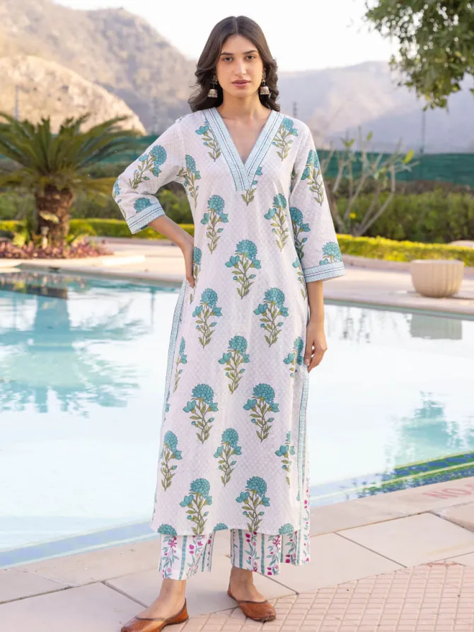 Shyam Block Printed Cotton Kurta