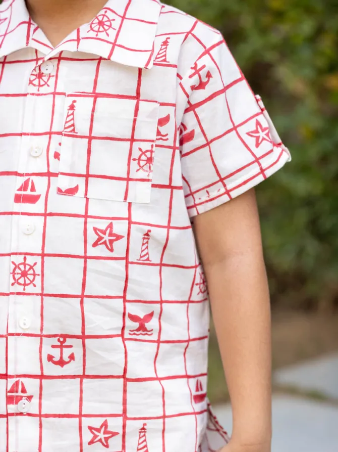 Sinbad Organic Cotton Block Printed Co-ord Set
