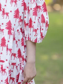Snowy Elves Organic Cotton Dress