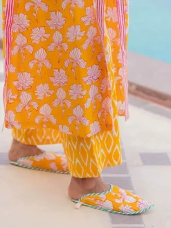 Snuggle Cotton Block Printed Kimono/Robe