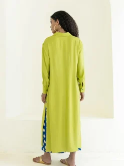 Sunset Long Shirt Dress