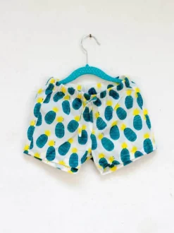Sunshine Blast Organic Cotton Block Printed Shorts