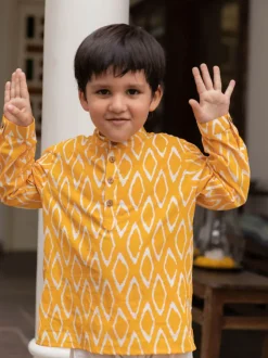 Sunshine Organic Cotton Block Printed Shirt Kurta