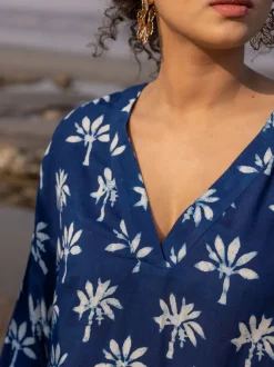 Tahira Indigo Co-ord Set of 2