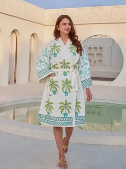Tamar Waffle Cotton Bath Robe