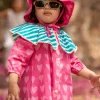 Te Amo Organic Cotton Block Printed Dress