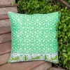 Tejas Hand Block Printed Cotton Cushion Cover - 24 Inch