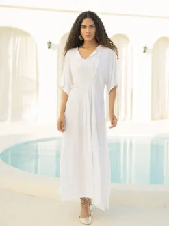 Thalassa Fit & Flare Maxi Dress