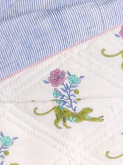 The Baagh Block Printed Cotton Quilt