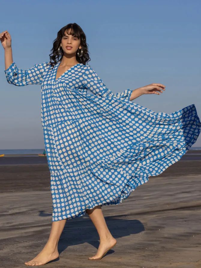 The Bonjour Maxi Dress ~ Ocean Edition