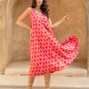 The Marie Sleeveless Dress ~ Pink Mirage Edition