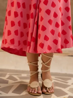 The Marie Sleeveless Dress ~ Pink Mirage Edition