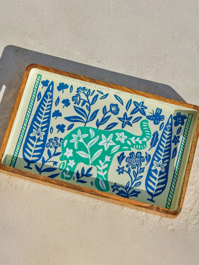 Thistle Wooden Tray