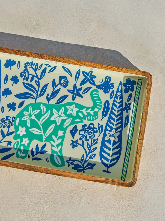 Thistle Wooden Tray