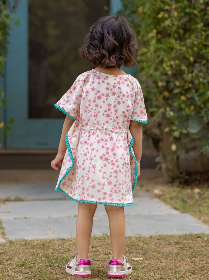 Twinkle Organic Cotton Block Printed Kaftan