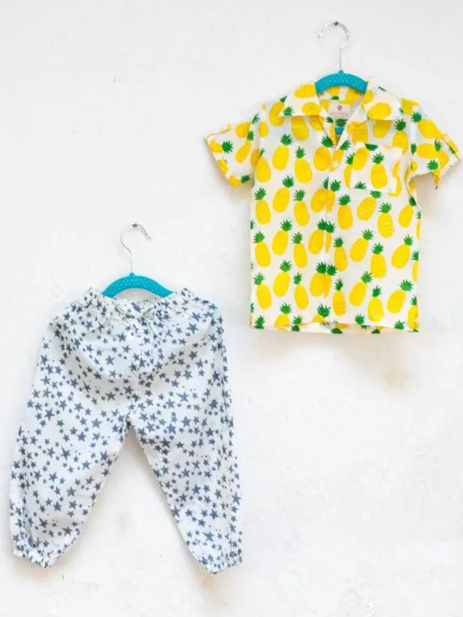 Twinkle Stars Organic Cotton Comfort Pants