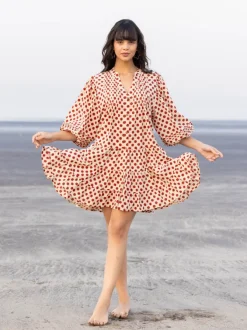 Uma Cotton Midi Dress