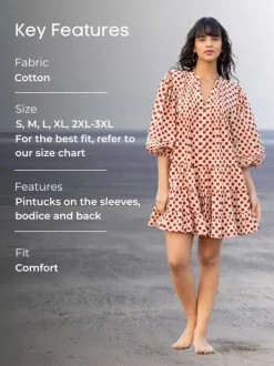Uma Cotton Midi Dress
