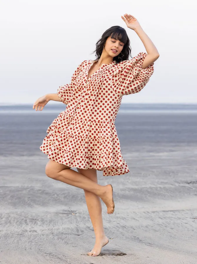Uma Cotton Midi Dress
