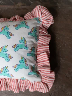 Unicorn Organic Cotton Infant Pillow Cover
