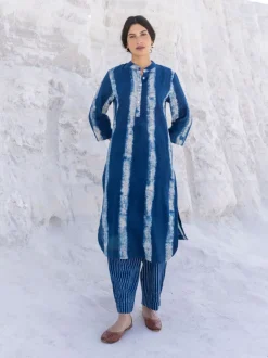 Ursa Dabu Indigo Cotton Kurta