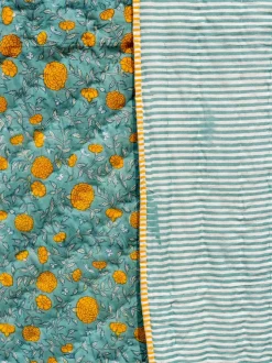 Utsa Block Printed Cotton Quilt