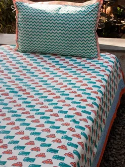 Vroom Vroom Organic Cotton Bedsheet