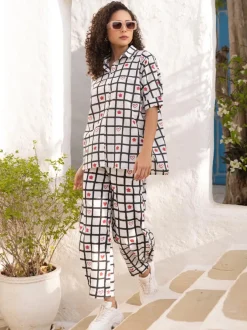 Yin and Yang Cotton Trousers