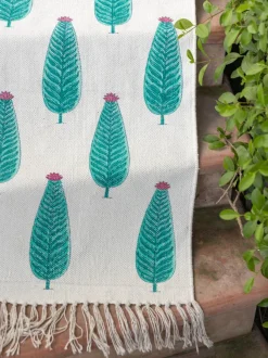 Zannat Cotton Dhurrie Rug