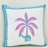 Zellij Cotton Cushion Cover - 12 Inch