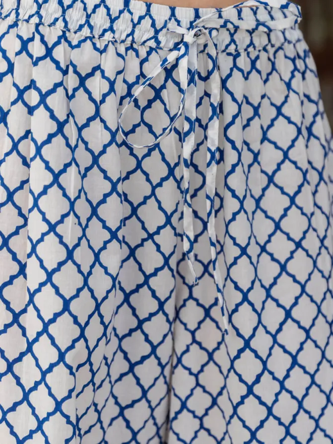 Zoya Cotton Palazzo Pants
